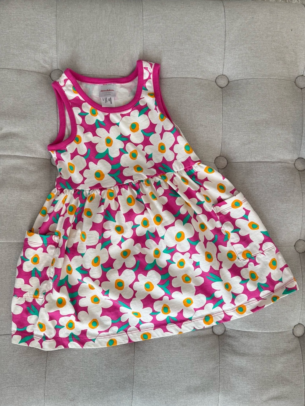 HANNA ANDERSSON Pink Floral Dress